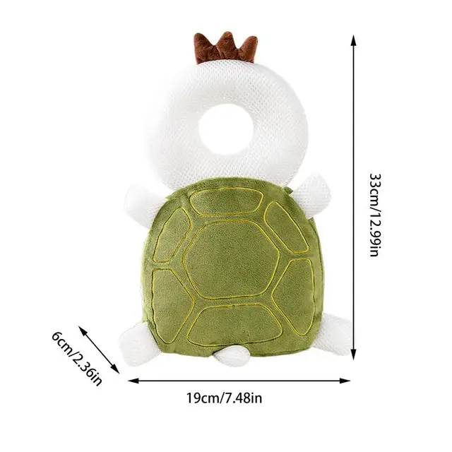 Baby Head Protector Toddler Safety Cushion Cartoon Turtle Backpack Security Pillows Head Fall Protection Pad Soft Cotton Cushion 6