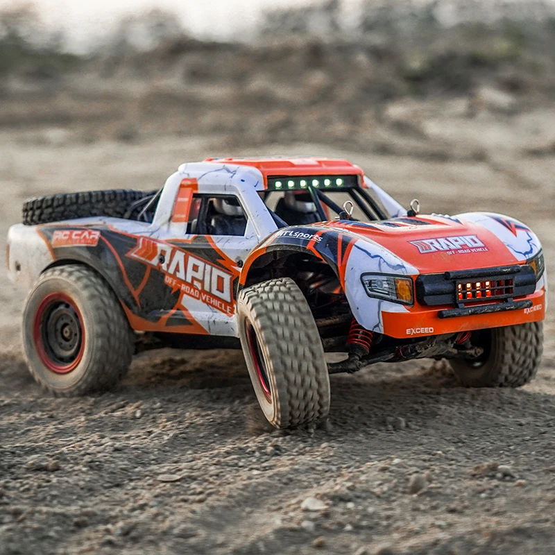 Rc Car Off Road 4x4 50km/h Or 75km/h High Speed Brushless Motor Monster Truck 1/16 Desert/Snow Racing Drift Cars Toys For Boys 2