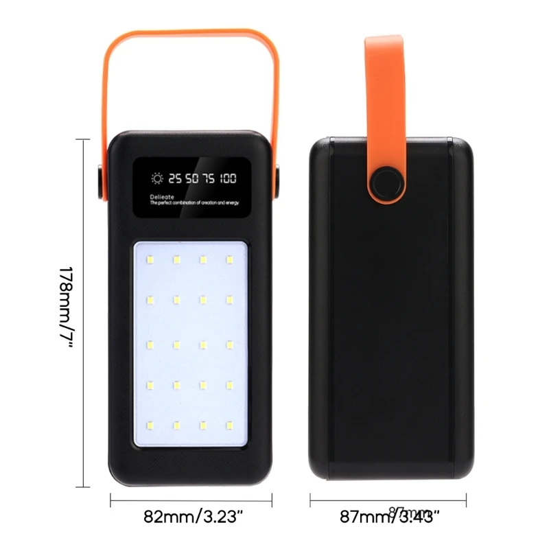 Quick Charge 28 X 18650 Dual USB Power Bank Case QC 3.0 5V PD DIY Holder Box With Digital Display Screen Drop Shipping 16 S8bcbc1bc426f4d62bb89cb08ee8c49836