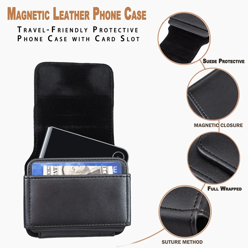 Compact Universal Waist Bag for Foldable Phones - Stylish and Durable Design