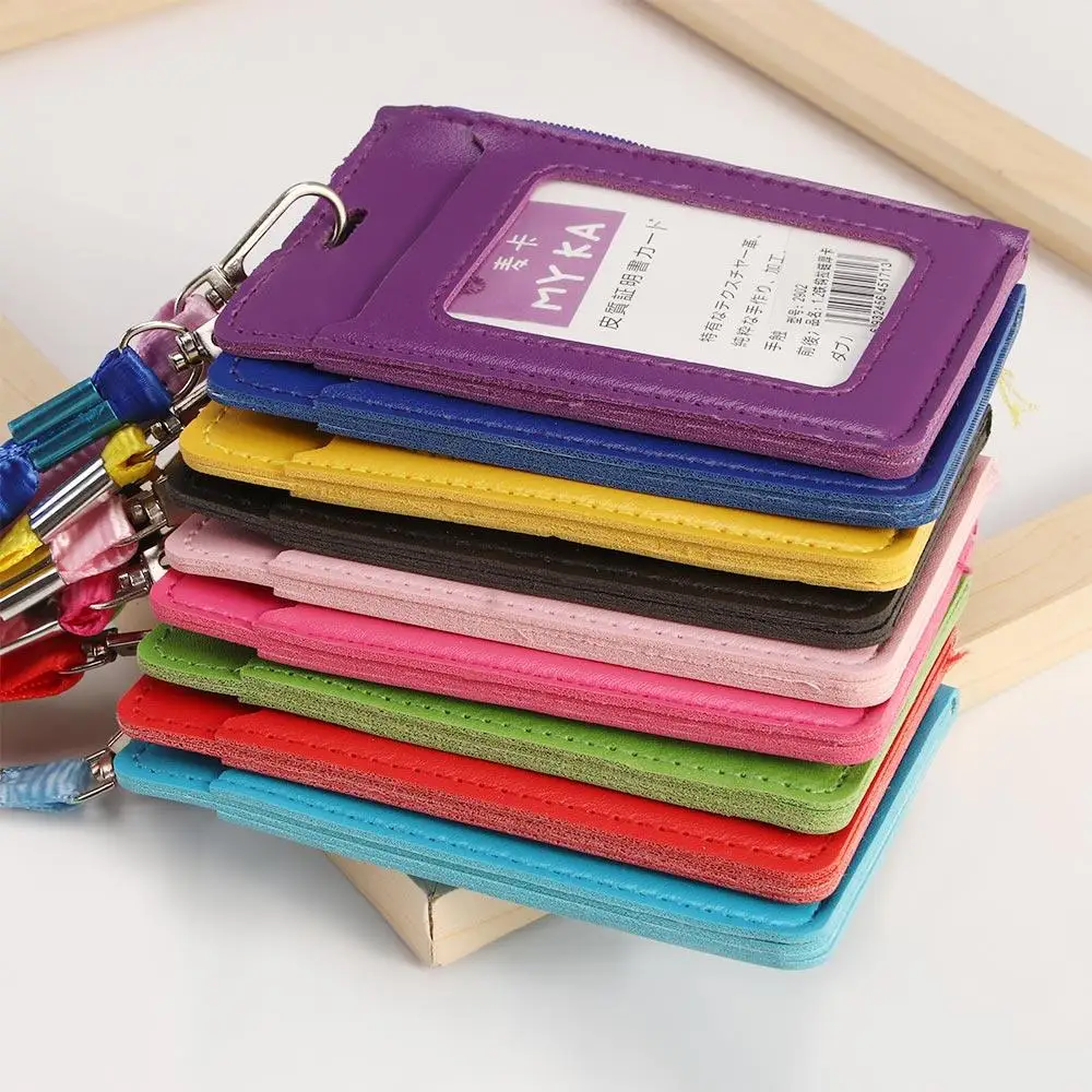 

Wallet Lanyard Badge Holders Money Pouch ID Holders with Neck Strap Credit Card Holders Zipper Coin Purses ID Card Holder