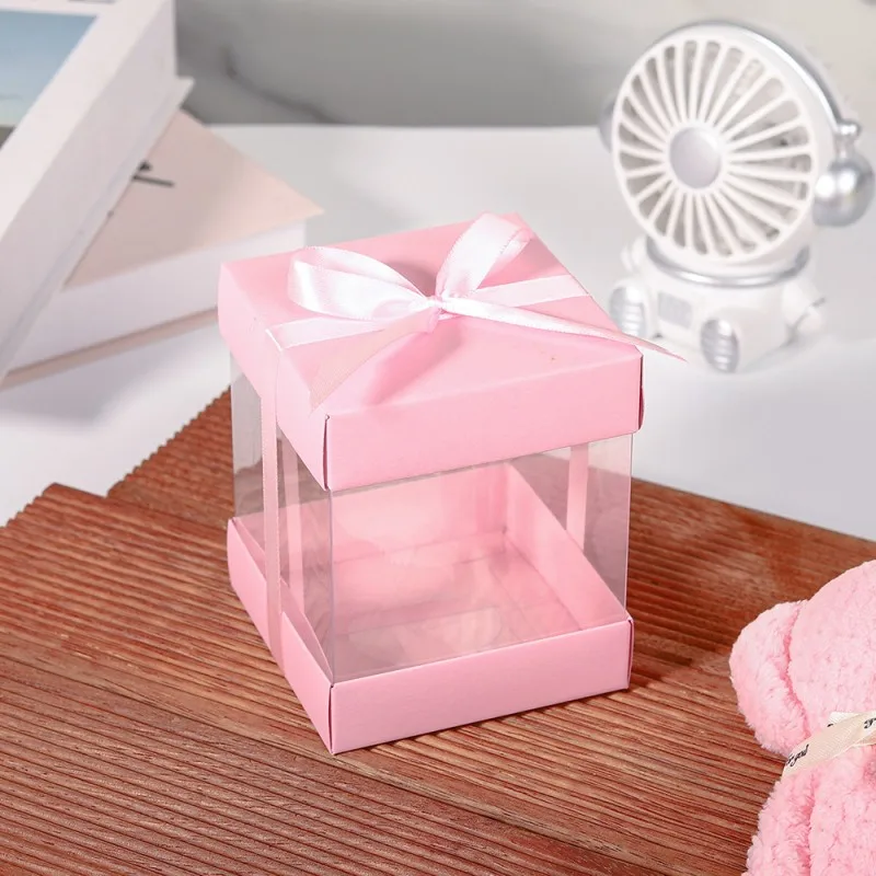 10pcs Clear Favor Boxes, Mini Transparent Cube Gift Boxes for Wedding Favors, Baby Show... - SKU CFB01038 - UGI Packaging