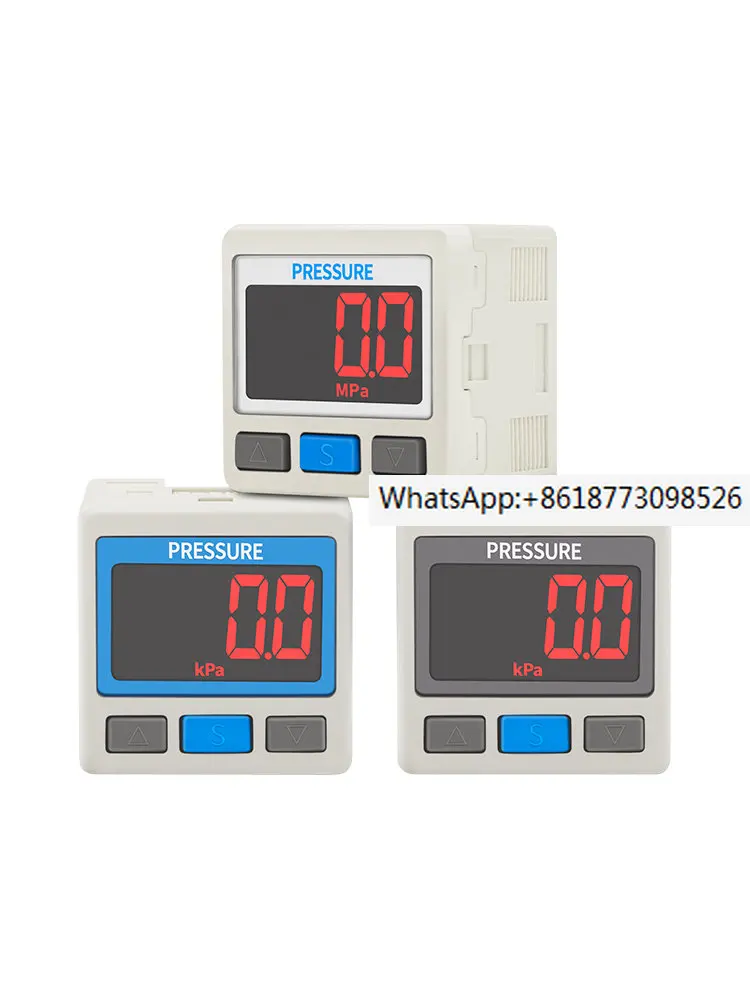 

SMC digital display ZSE digital ISE30A pressure gauge 01 pressure gauge N switch L vacuum gauge DPSN1 negative pressure 020