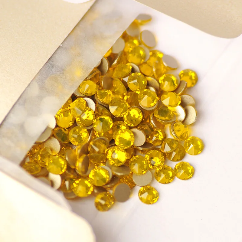 Nicht heißfixierbare Pixie Xirius 8 große 8 kleine Strass-Kristalle, flache Rückseite, Glasrhinestone-Perlen für Nägel, Bastelarbeiten, Kleidung – Detail 8