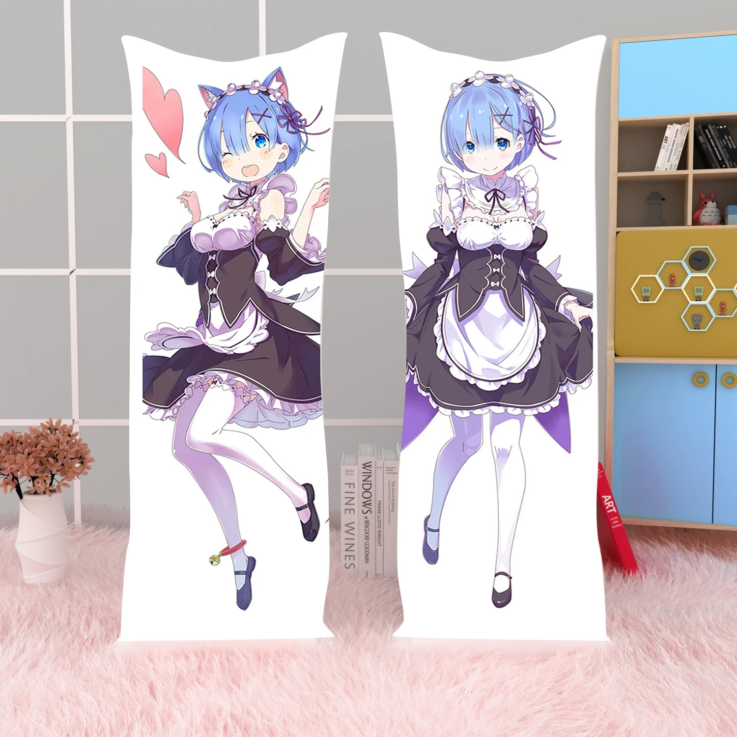

Anime Dakimakura Pillowcase Cushion Cover Life In A Different World From Zero Home Body Pillows For Bed Decor