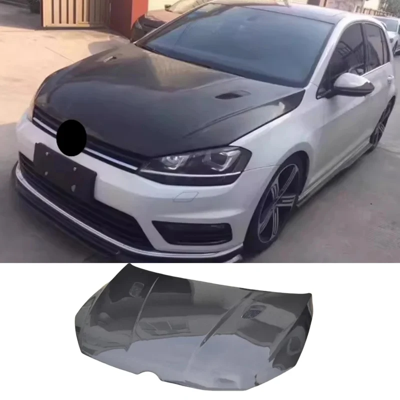 고품질 M3 스타일 카본 파이버 엔진 커버 어셈블리 후드 엔진 보닛 (MK7 MK7.5 용)