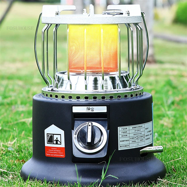 Portable Outdoor Gas Heater Multifunctional Liquefied Gas Heating Furnace  Winter Warmer Ice Fishing Camping Heating Stove Black - AliExpress