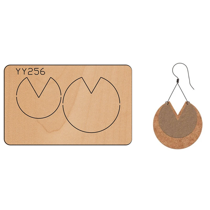 

Stacked Leaf Tassel Earring Cutting Die,Custom Size Leather Round Cutting Die, Round Earring Pendent Cutter, Cuttingyy-256