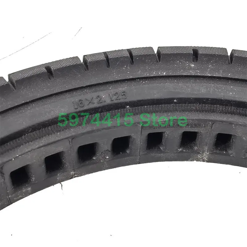 14 / 16 Inch Massieve Band Voor Fiets En Mountainbike 16X2.125 14X2.125 Opvouwbare Elektrische Fiets E-Bike Niet-Inflatie Massieve Band  18