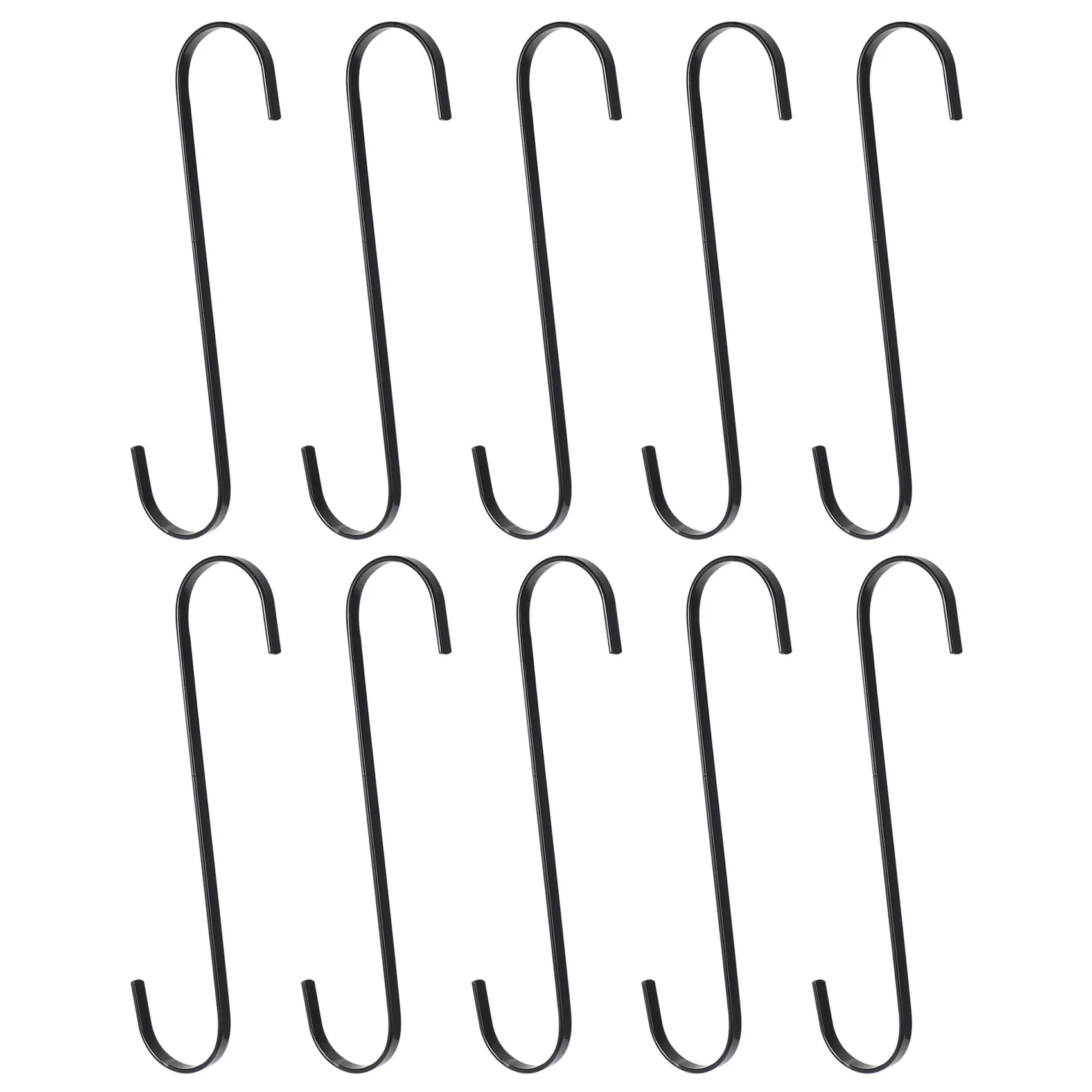 

10 Pack Extra 10 Inch Long S Hooks for Hanging Plant,Basket,Tree Branch,Closet,Garden,Pergola,Indoor Outdoor