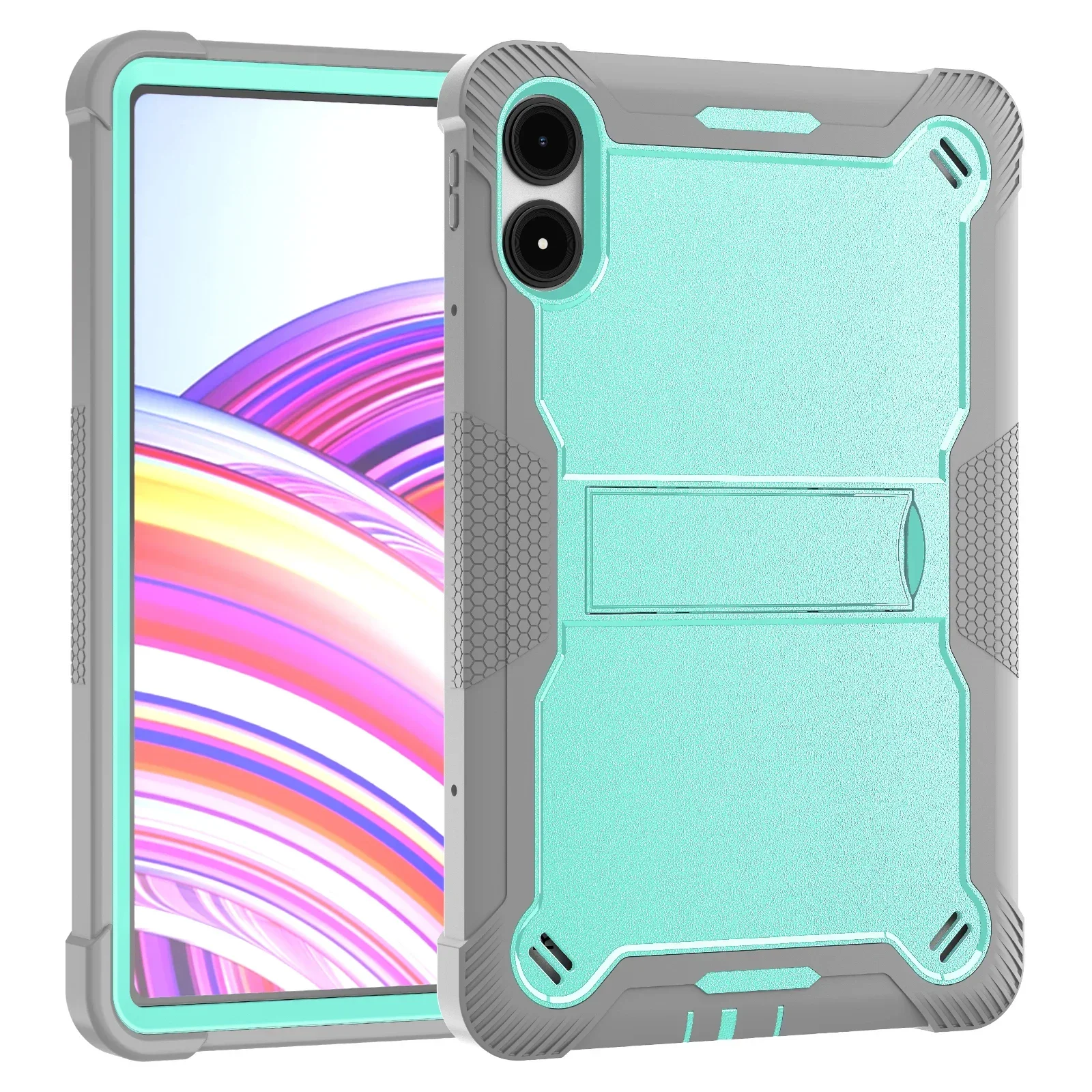 Durable Protective Tablet Stand Cover with Armor Design