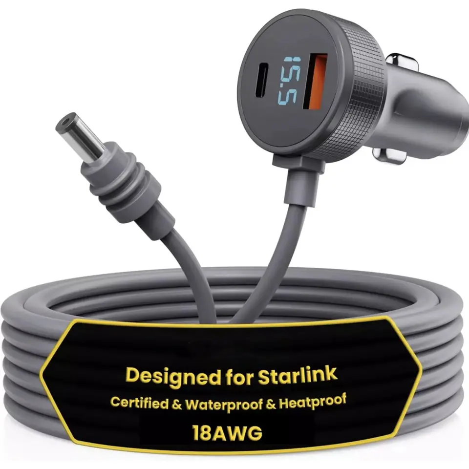 Starlink mini cavo da 3 m, cavo di alimentazione 12-48 V CC, mini