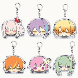 Project SEKAI Keychains Anime Aoyagi Toya Hoshino Ichika Kusanagi Nene Tenma Tsukasa Keyrings Figures Pendant Key Chain Fashion