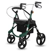 Handcart for the elderly can sit Walking Stick shopping cart  Portable folding scooter, crutch and walker can help driving. 4