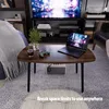 Folding Coffee Table Rustic Small Coffee Tables for Living Room Farmhouse Portable Table 6