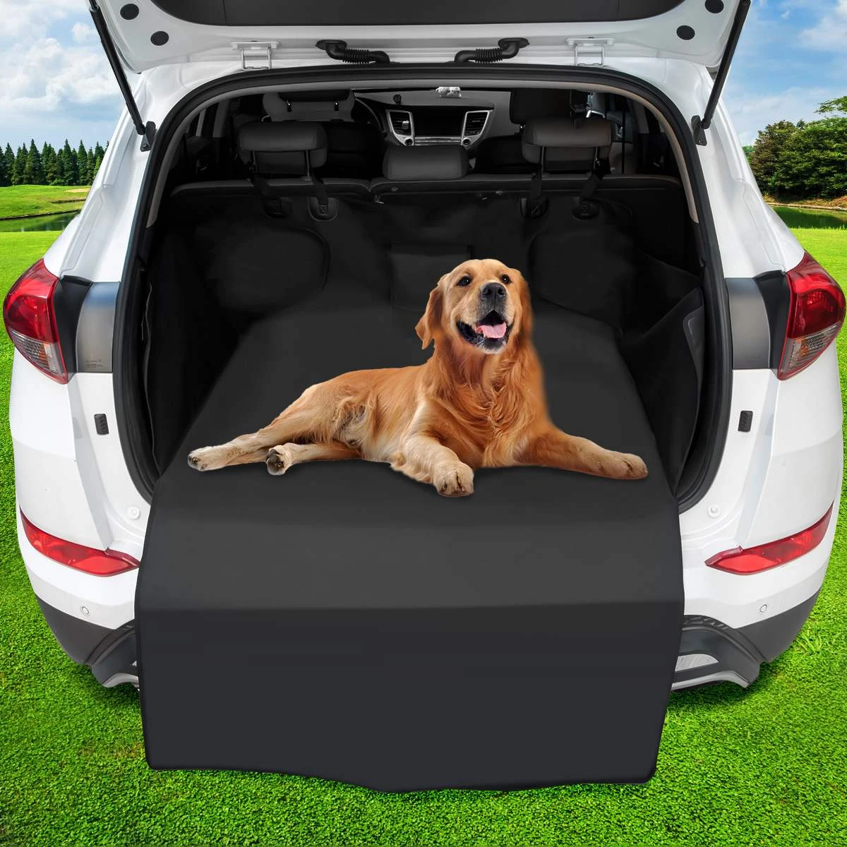 Car Seat Cover Dog Car Mat Waterproof Pet Dog Carrier Cars Rear Back Seat Mat Hammock Cushion