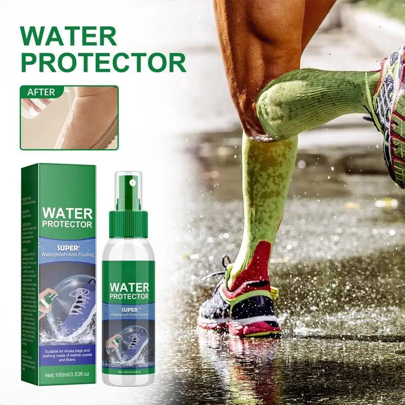 Nano Waterproof Rainproof Spray For Clothes Shoes Stain Resistant Leather Suede Protector Spray Leather Suede For White Shoes