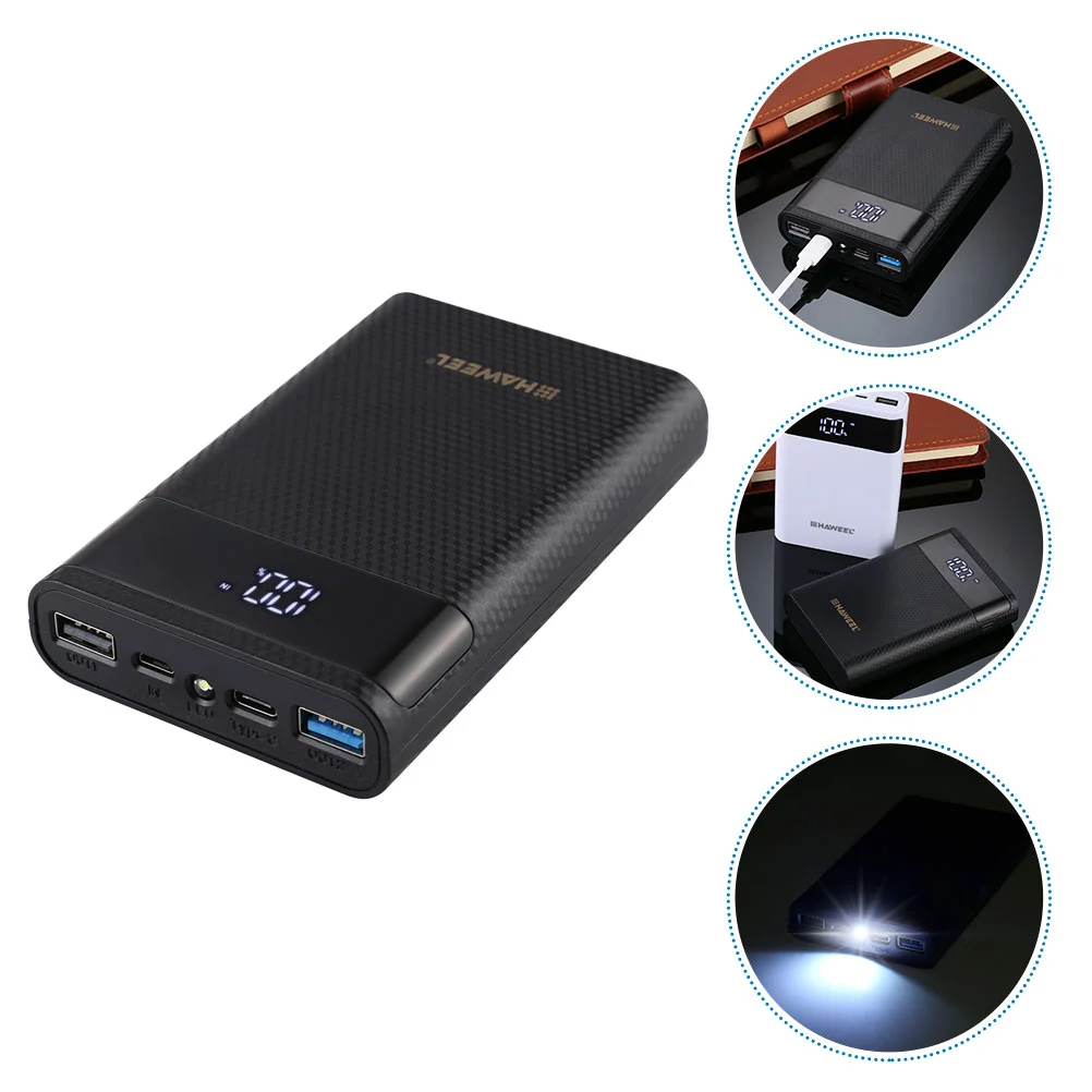 

Rechargeable Batteries 18650 Power Bank Case Dual USB Mobile Supply