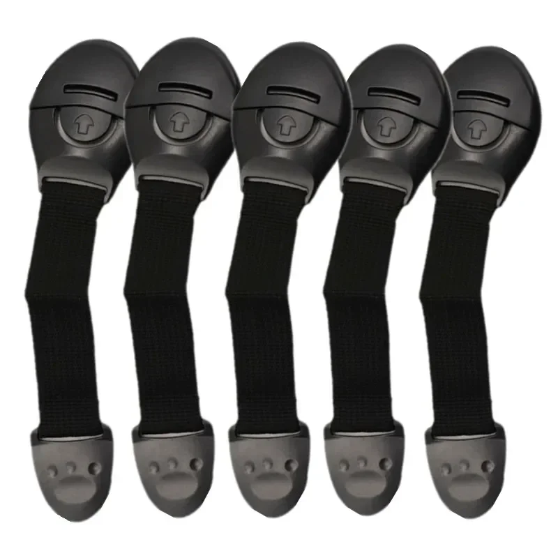 Drawer Safety Strap Lock Baby Children Cabinet Refrigerator Door Toilet Lid Lock Kids Safety Protector Accessories 5 Pcs/lot cabinet lock child lock safety lock refrigerator lock refrigerator door lock