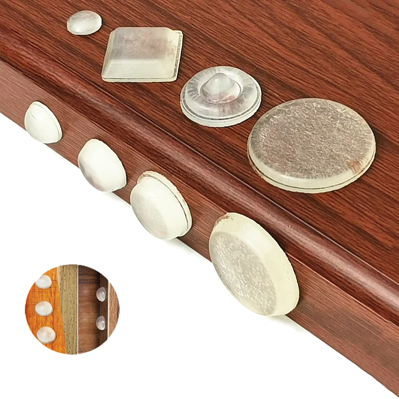 Self-adhesive Rubber Damper er PadFurniture Door Stopper Durable Collision Cushion Prevent Noisy Bumper Silicone Pads