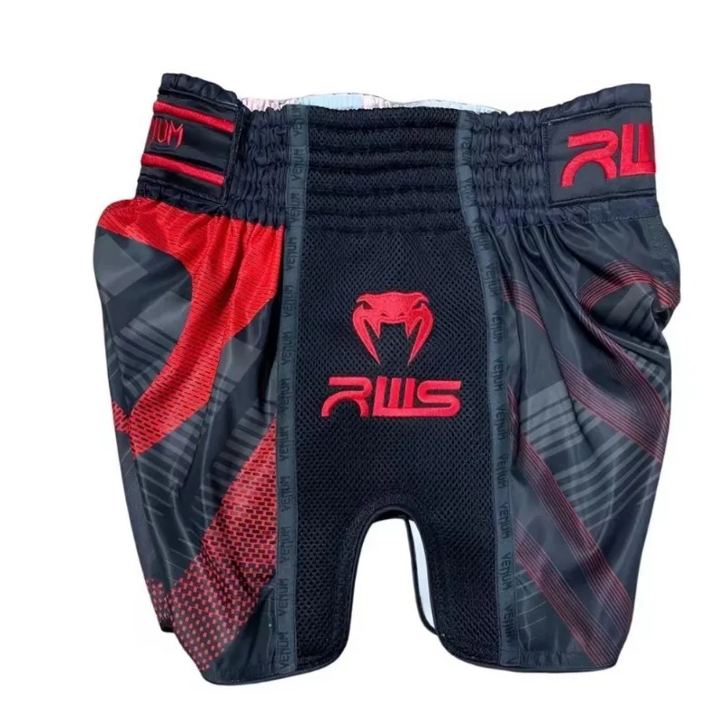 MMA Comprehensive Ultimate Fighting Boxing Martial Arts Embroidered Champ Men's Training Combat Muay Thai Sports Shorts