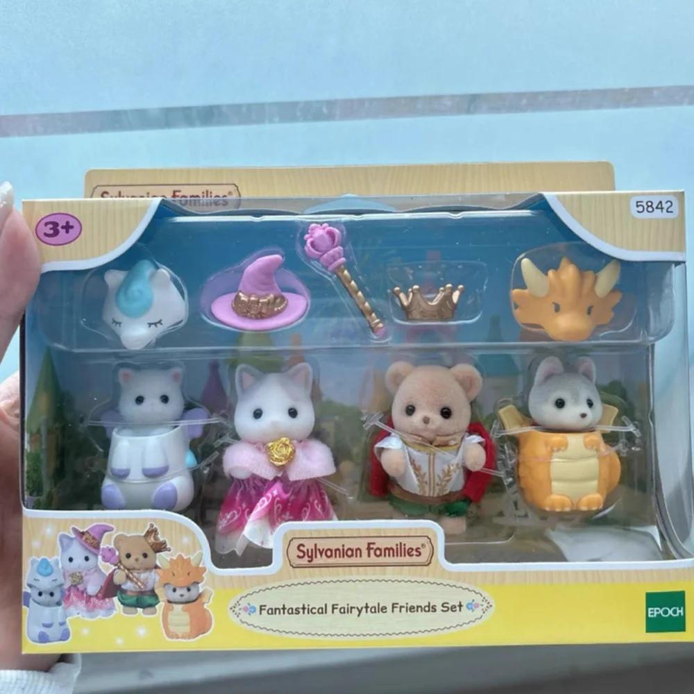 Sylvanian Families 5842 Baby Fantasy Friends Set - 4 Costumed Babies With Accessories, Ages 3+