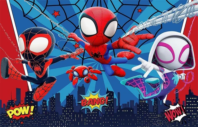 Toile De Fond Spiderman Marvel, Décoration De Fête, Toile De Fond Spider Man,  Fournitures En Tissu Pour Fête Prénatale Anniversaire, Arrière-plan De  Photographie Pour Enfants - Milieux - AliExpress