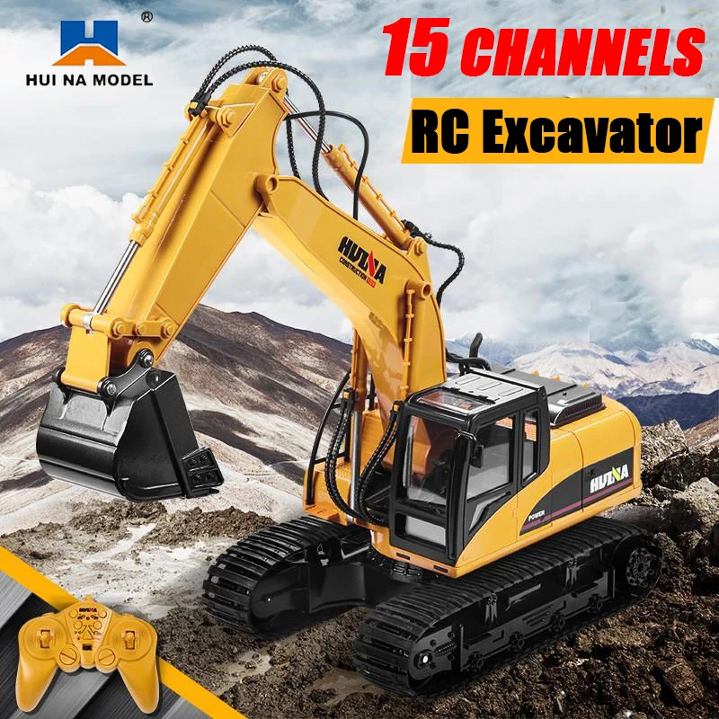 Huina 1350 RC Excavator 15 Channel 2.4G 