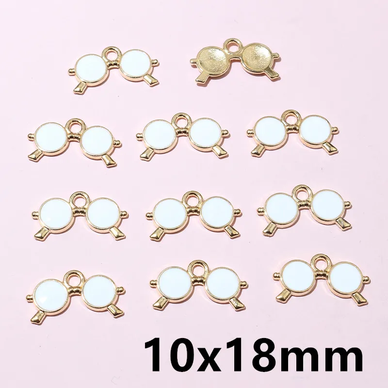 Charming Enamel Bone Pendants for DIY Jewelry Making - Set of 20