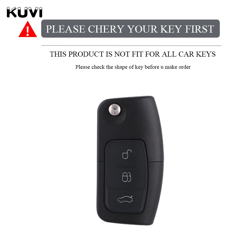 TPU Folding Car Key Cover Bag Shell Case Keychain Protector