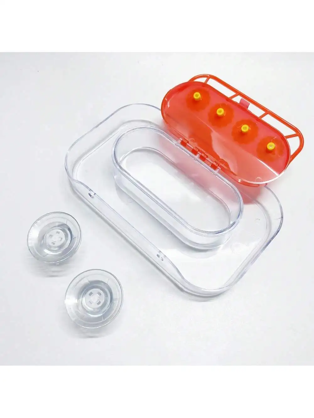 Window Hummingbird Feeders, Strong Suction Cups Hummingbird Feeder With Ant Moat, 4 Feeding Ports, Easy To Clean And Refill