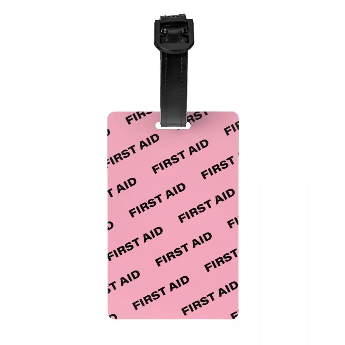 

Custom First Aid Emergency Medicine Luggage Tag With Name Card Doctor Nurse Privacy Cover ID Label for Travel Bag Suitcase