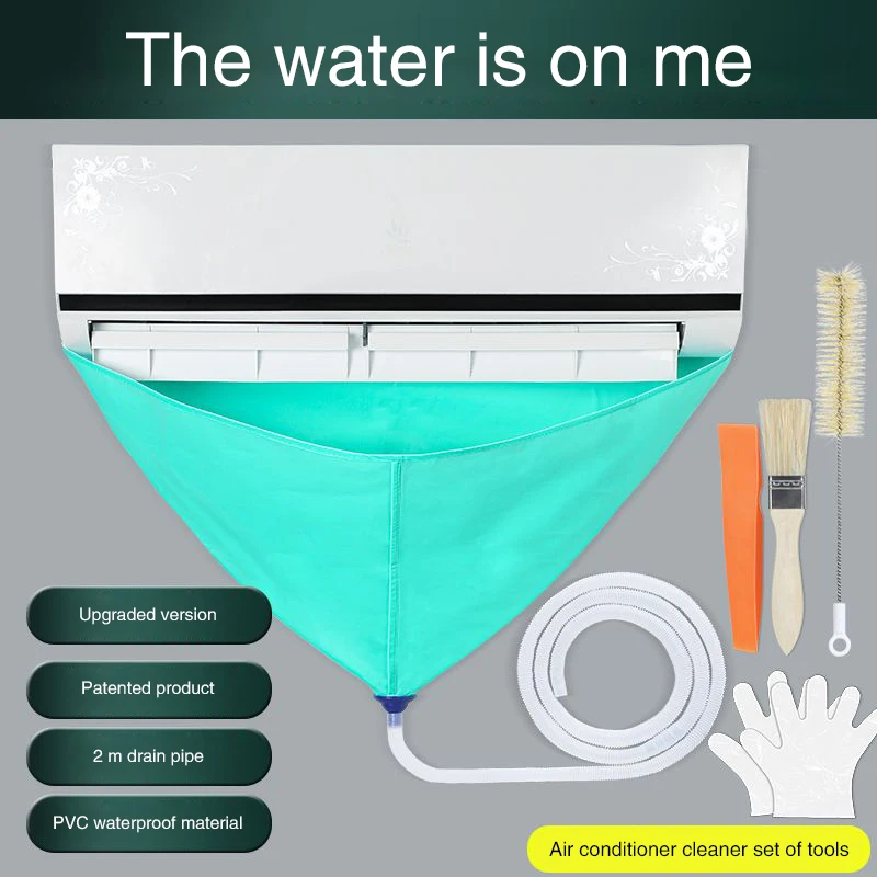 Air Conditioning Cleaning Kit 1/6/8Pcs/set Leak-Proof Cover Cleaner Water Pipe Tools