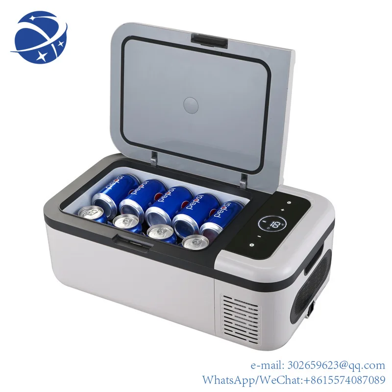 

yyhc New Design 12L Portable Car Refrigerator Mini Compressor Fridges Freezer