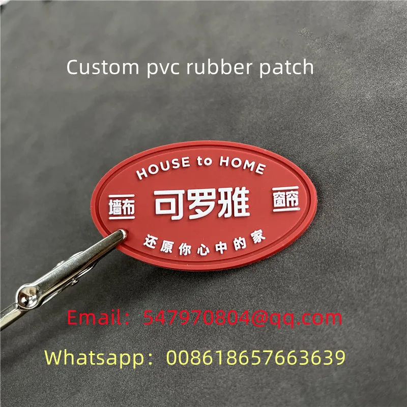 PVC Rubber patch for clothing patches Sew on Hook and Loop Clothes Stickers DIY your own Badges