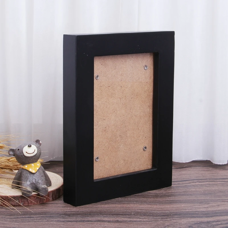 

Новая 5-дюймовая фоторамка с постером, современный деревянный держатель для фотографий, демонстрационная стойка с рисунком