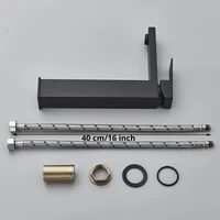 Bathroom Basin Faucet Deck Mount Basin Sink Tap Hot Cold Water Mixers Single Handle Washbasin Crane Stainless Steel 6