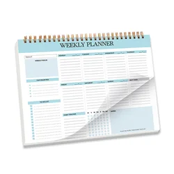 Enhanced Weekly Planner To Do List Notepad with Daily Checklist and Notes (B5 Weekly Planner E)