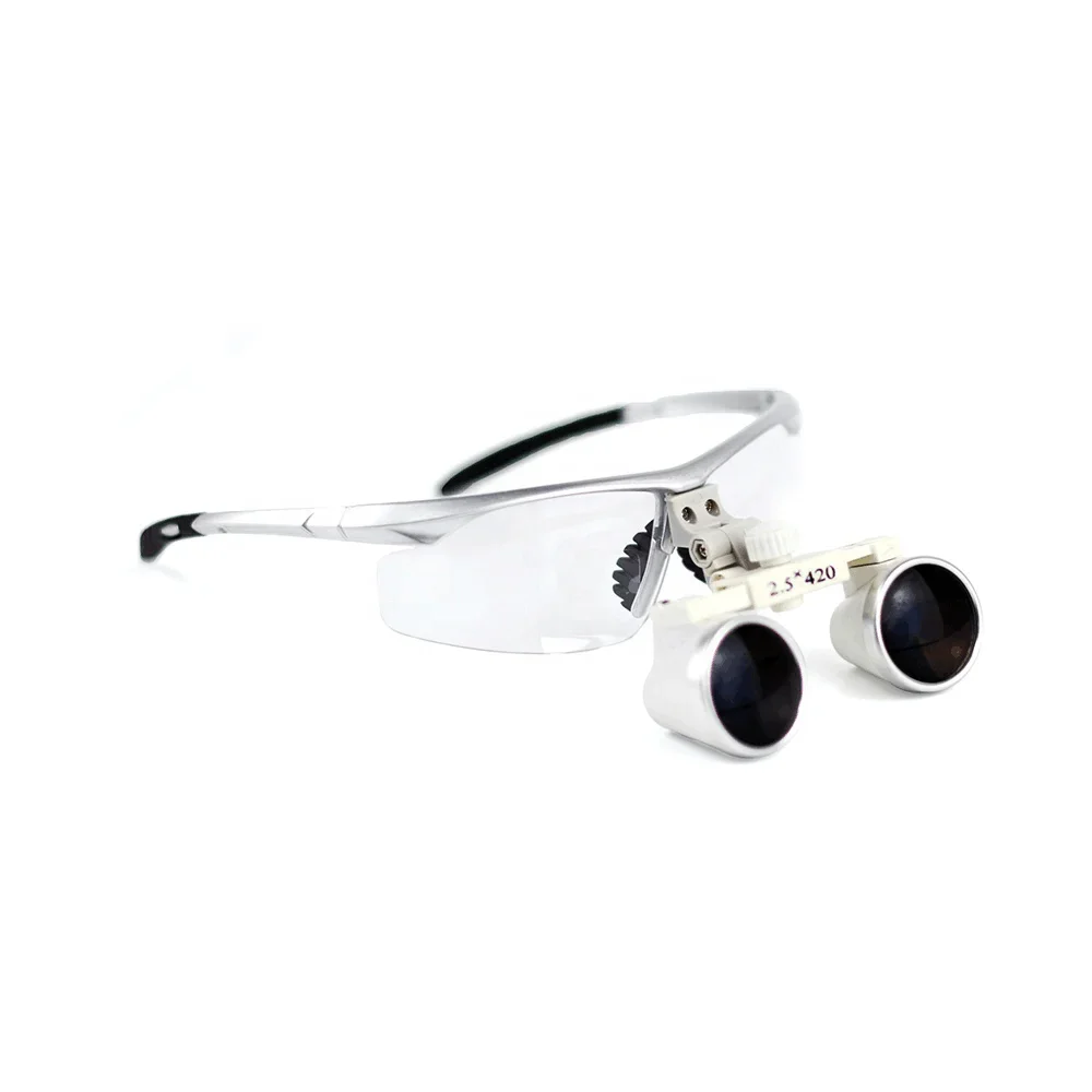 

l Loupes SJ-series 2.5X Magnifying Glass Surgical Loupes Ent Headlight Pair with Sports Frames