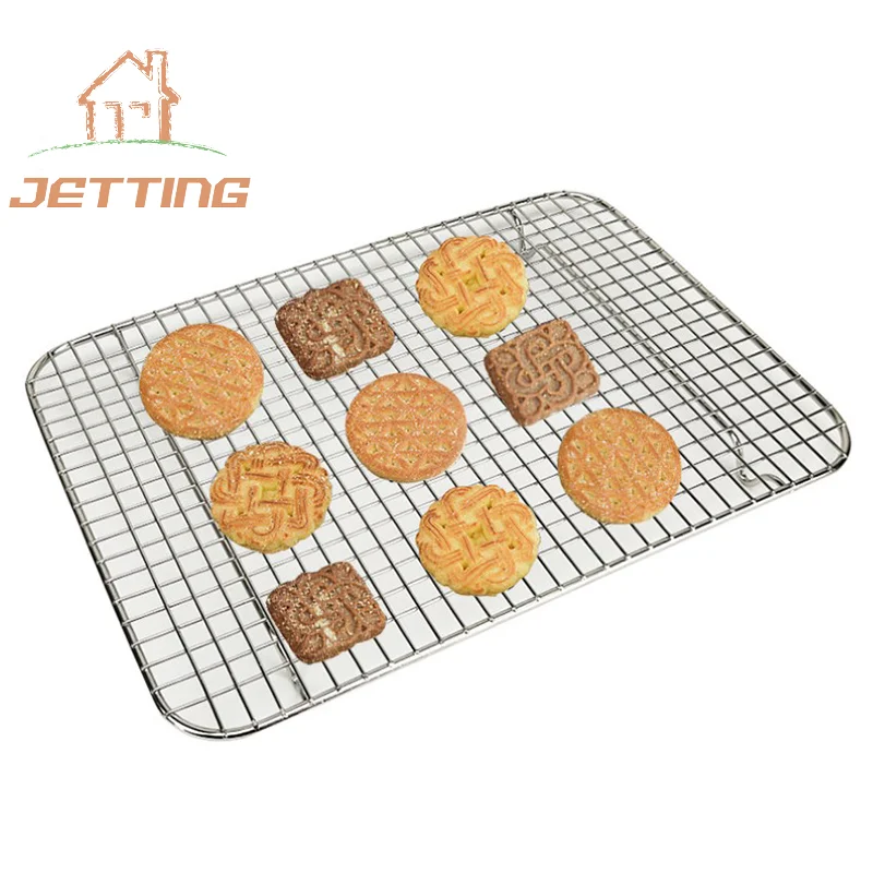 Stainless Steel BBQ Bread Cake Cooling Rack Drip Dry Rack Cooling Grid Baking Pan Household Baking Tools Kitchen Accessories