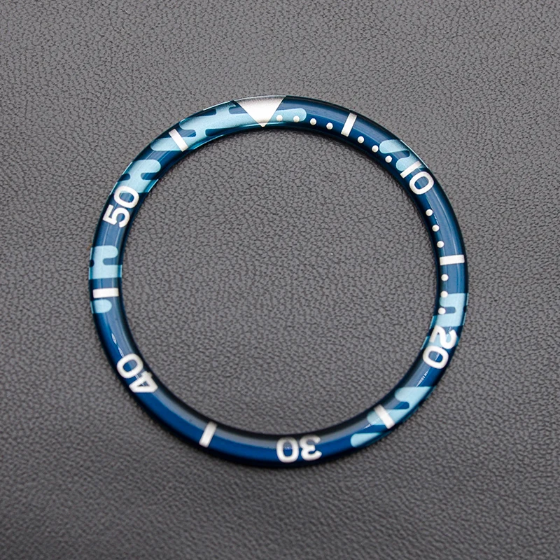 Premium 38x31.5 mm Resin and Aluminum Watch Bezel Insert