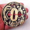 Exquisite Brass Copper Tsuba Handguard Guard Fuchi Kashira Menuki For Japanese Real Japan Samurai Katana Sword Fittings New 3