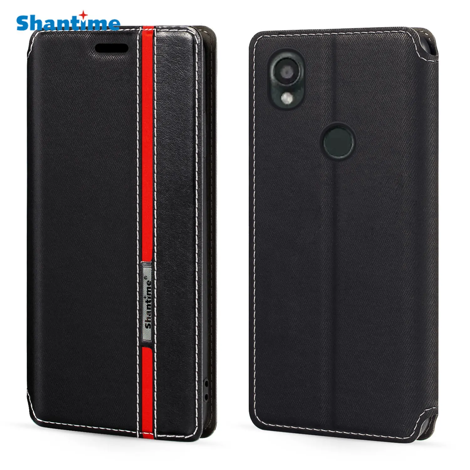 

For Kyocera Digno SX3 KYG02 Case Fashion Multicolor Magnetic Closure Leather Flip Case Cover with Card Holder 6.1 inches