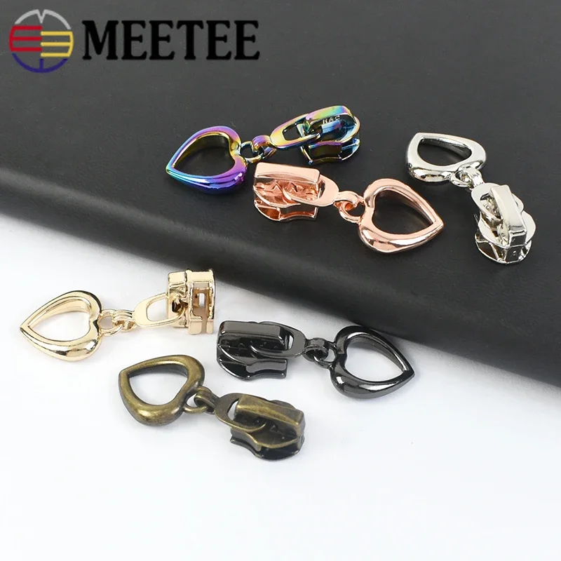 5/10/20Pcs 5# Zipper Sliders Nylon Zippers Tape Jacket Clothes Zips Head Pulls Repair Kit DIY Bag Sewing Decor Accessories zipper repair kit zipper pullers zipper sliders zipper heads zipper accessories