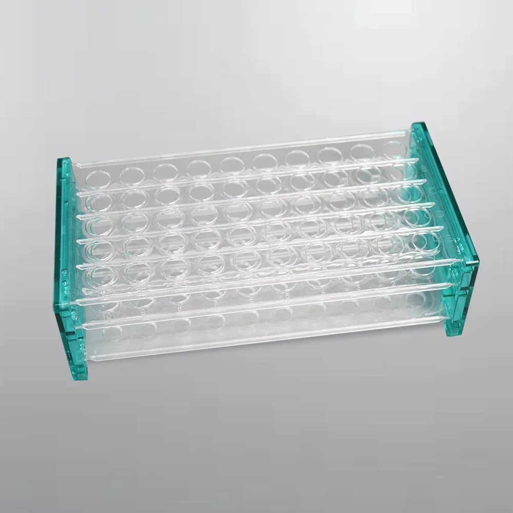 Biosharp Three-layer Detachable Centrifuge Tube Rack 18mm 50 Holes Microbiology Lab Equipment Blood Collection Tube Holder
