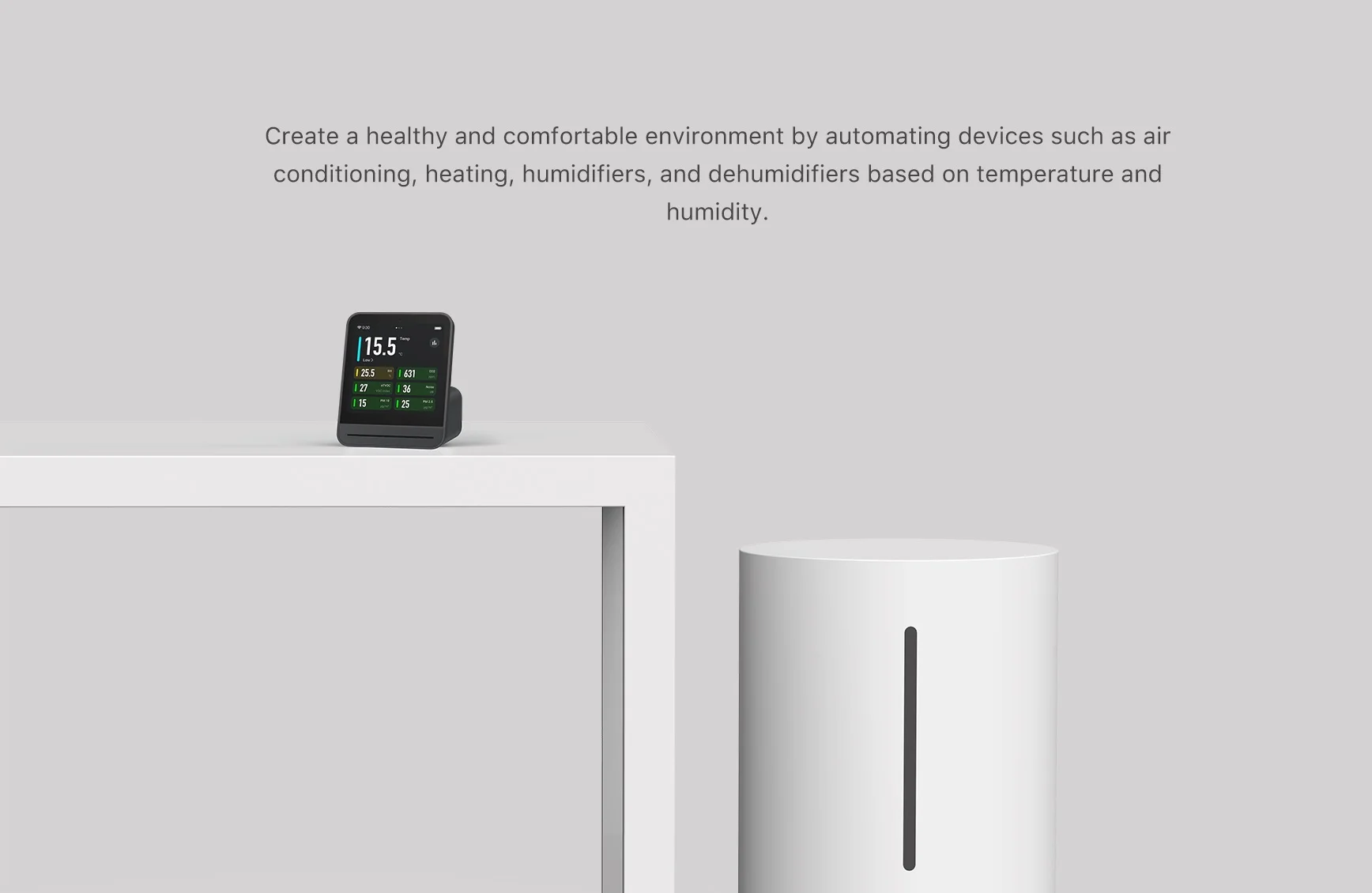 Original Air Monitor 2 Smart Home Touch Screen Control Temperature Humidity Sen