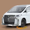 1:24 Key version Toyotas Alphard MPV Alloy Car Model Diecasts Metal Toy Vehicles Car Model Simulation Sound and Light Kids Gifts 5