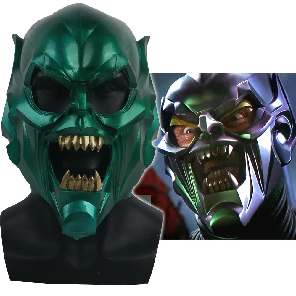 No Way Home Green Goblin-masker voor mannen en vrouwen, latex, Peter Parker- kostuum, Tom Holland, Halloween-feest - AliExpress, image size:1000x1000