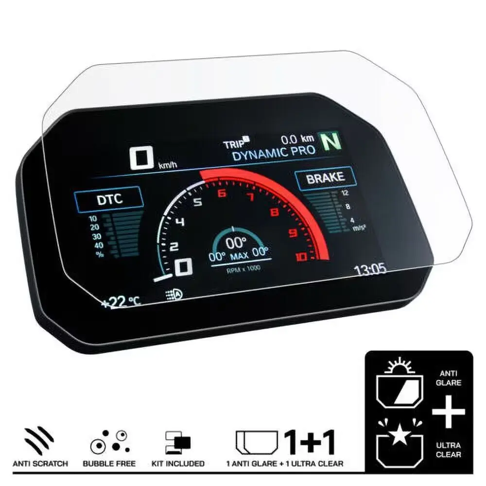 

Пленка из закаленного стекла для мотоцикла, инструмент, Защитная пленка для спидометра для BMW R1250GS R1200GS, аксессуары для мотоциклов