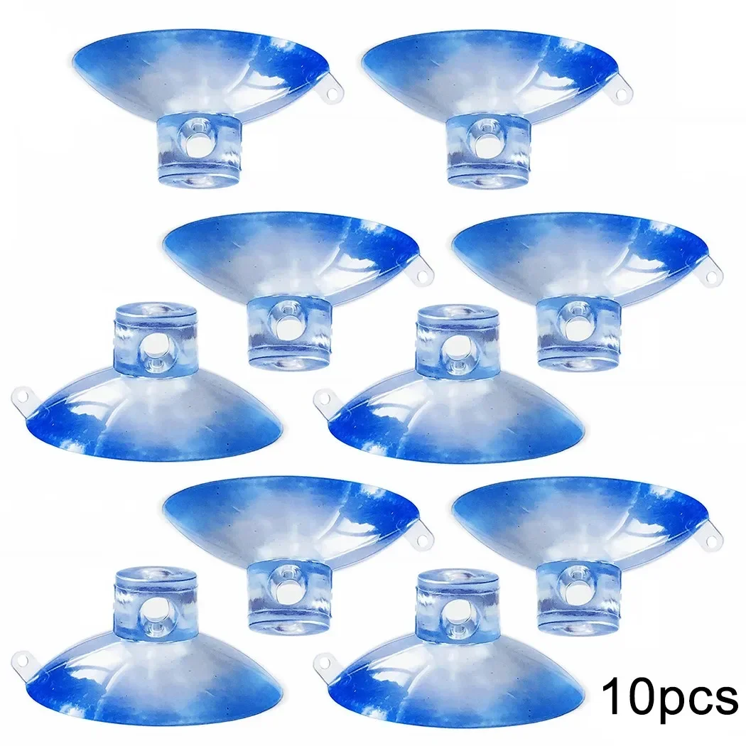 10PCS Mushroom Head Clear Suction Cups Thumb Nut Strong Vacuum Suckers PVC Kitchen Bathroom Window Wall Car Hooks